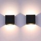 thumbnail image 1 of 70% Off -70% Off -2pack Led Wall Light Indoor Up Down Wall Sconce Black Wall Lamp Modern 6w Aluminum Lighting For Living Room Bedroom Bathroom Kitchen, 1 of 5
