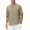 Army green, variant on Tyhengta Men's Cotton Henley Shirt Band Collar Short Sleeve Shirt Casual Summer Lightweight Breathable Shirt Beige L