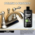 thumbnail image 3 of Flitz Faucet Wax, Hard Water Stain Remover, Stainless Steel Cleaner and Polish Sealant, 3.4 oz, 3 of 7