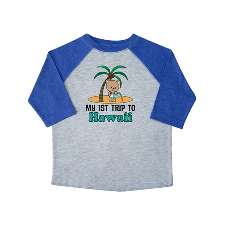 

Inktastic 1st Trip to Hawaii Vacation Gift Toddler Boy or Toddler Girl T-Shirt