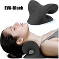 thumbnail image 2 of Neck Shoulder Stretcher Relaxer Massage Pillow Cervical Chiropractic Traction Device For Pain Relief Cervical Spine Alignment, 2 of 5