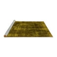thumbnail image 2 of Ahgly Company Machine Washable Indoor Rectangle Oriental Yellow Industrial Area Rugs, 5' x 8', 2 of 4