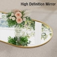 thumbnail image 5 of Lumora 36.1"x20" Oval Vanity Wall Mirror Wall-mounted Bathroom Mirror, Gold, 5 of 6