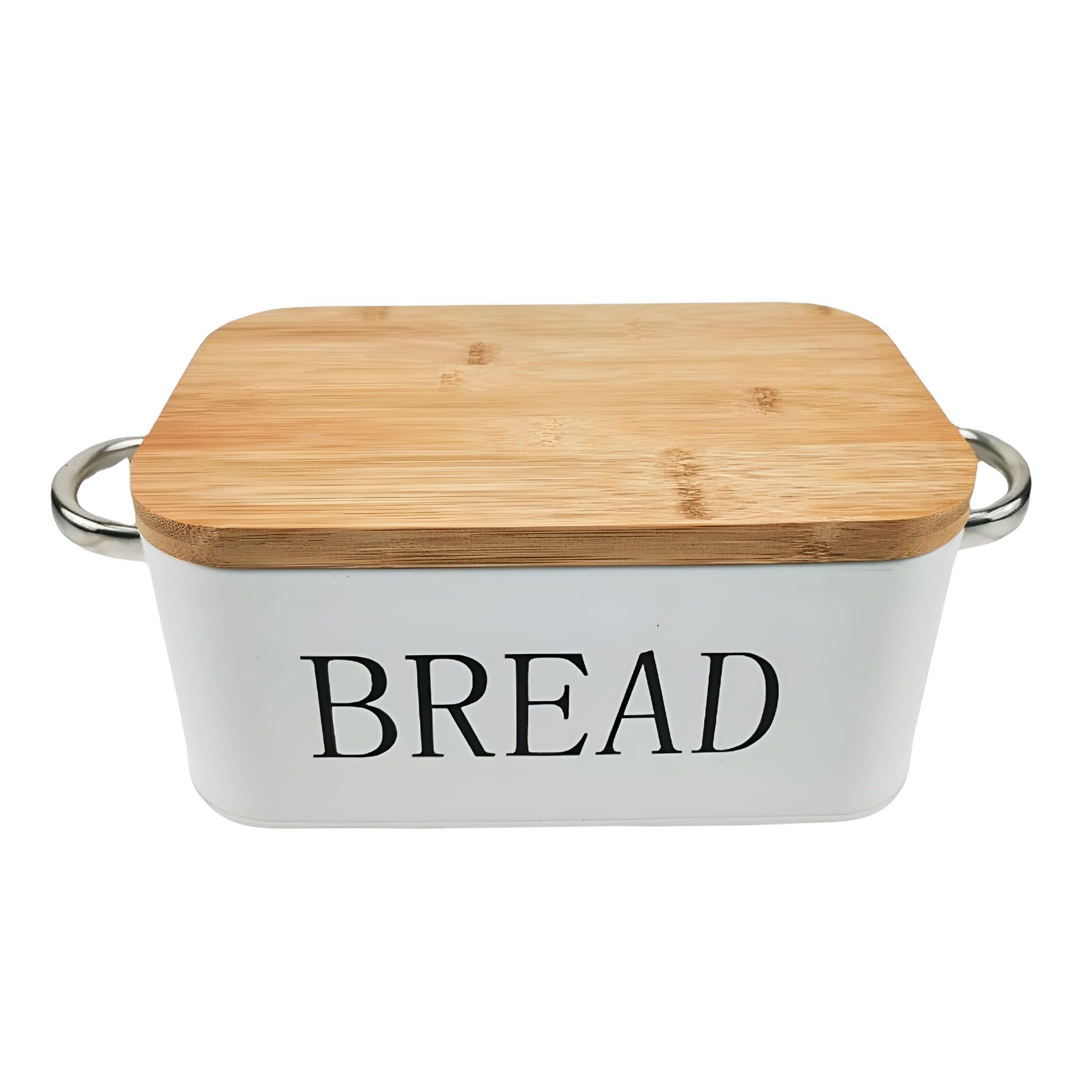 ACDANC 2026 New Rustic Style Multi Purpose Bread Storage Container with Cutting Board Lid Counter Bread Box for Coffee Shop Kitchen