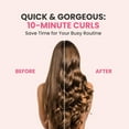 thumbnail image 5 of Automatic Rotating Curling Iron, 1.1-Inch Auto Hair Curler with 4 Temperature Settings & LCD Display, Anti-Scald & Dual Voltage, 5 of 15