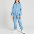 thumbnail image 5 of Vmvidoty Half Zip Drop Shoulder Long Sleeve Tracksuit 2 Piece Activewear Set Sweatsuits Toddler 5-6 Years, 5 of 8
