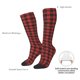 thumbnail image 4 of Balery Red Black Plaid Calcetines novedosos Calcetines deportivos Calcetines hasta la rodilla Calcetines de algodón Calcetines originales y geniales, 4 of 6