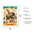 thumbnail image 2 of Air India - There is an Air about India - Maharajah in Howdah (Carriage) on Regal Elephant - Vintage Airline Travel Poster c.1965 - Bamboo Fine Art 290gsm Paper Print (Unframed) 24x32in, 2 of 4