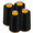 Black, variant on AK Trading 4-Pack White All Purpose Sewing Thread Cones (6000 Yards Each) of High Tensile Polyester Thread Spools for Sewing, Quilting, Serger Machines, Overlock, Merrow & Hand Embroidery.