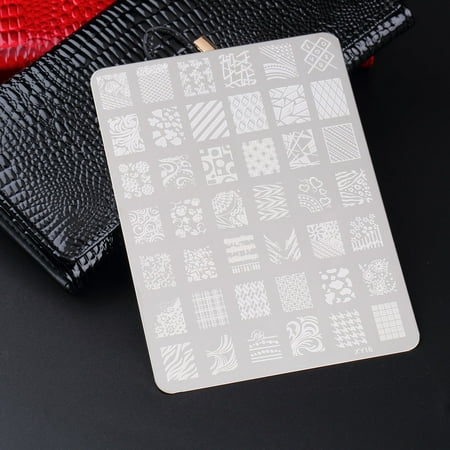 1pc 2015 NEW Flower Nail Art Stamp stamping Template Image ...