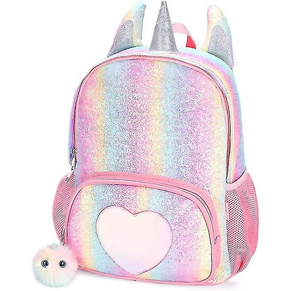 Kids Backpack For Girls Rainbow School Bag
