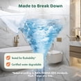 thumbnail image 2 of Flushable Wipes | 98% Water, Hypoallergenic & Natural for Sensitive Skin | Unscented, Fragrance-Free, Plant-Based | Plastic-Free, Water-Degradable | Newborn & Toddler | 504 Count (12 Packs), 2 of 6