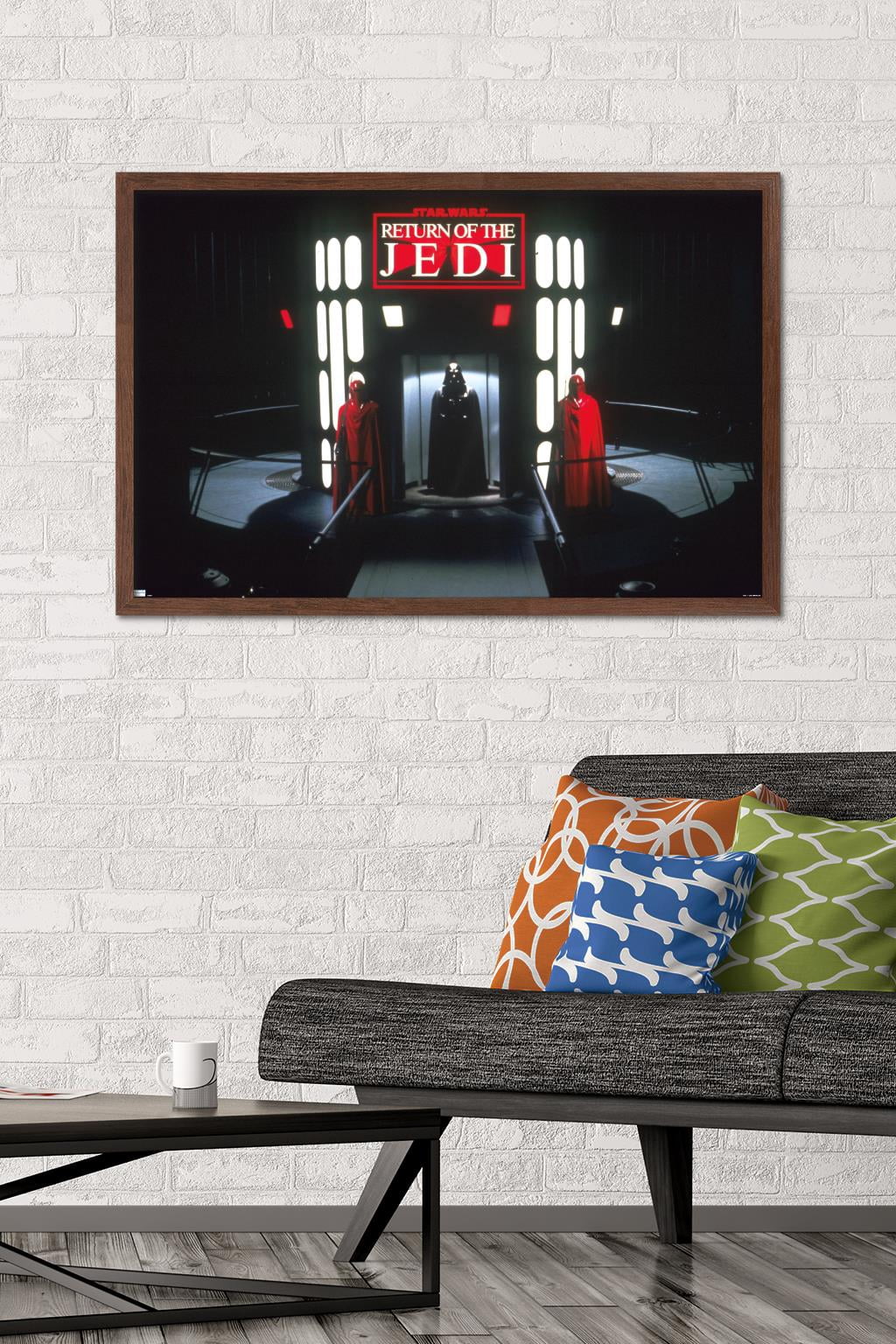 Star Wars: Return of the Jedi - Vader and Royal Guard Wall Poster, 22.375" x 34" Framed