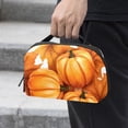 thumbnail image 2 of Pumpkin Charger Organizer Hard Drive Bag Cable Cord Organizer Small Storage Pouch Oxford Fabric Waterproof Electronic Digital Accessories Travel Case 5.9x9.44x3.14 in., 2 of 6