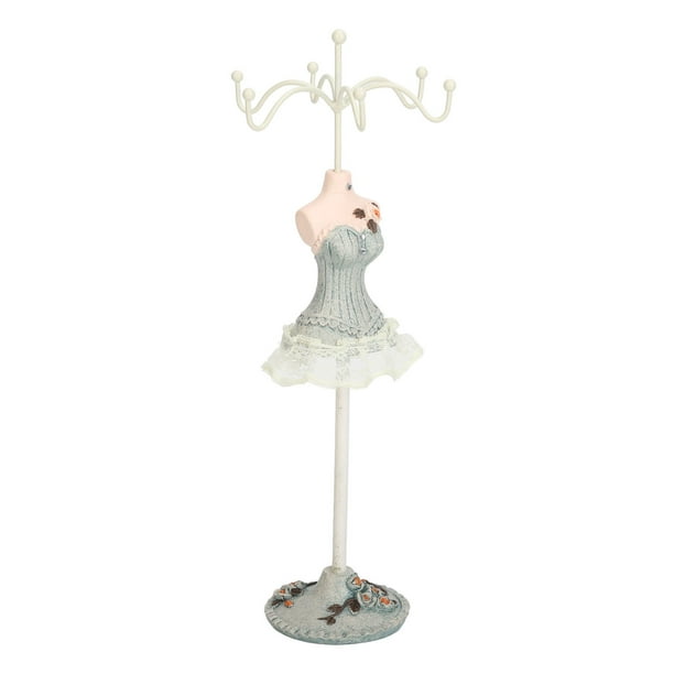 Soporte para Joyería, Elegante Modelo de Dama, Soporte para Exposición de Joyería, Pendiente, Collar, Ganchos para Colgar, Base Estable, Maniquí, Soporte de Exhibicio para