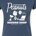 thumbnail image 3 of Peanuts - Record Shop - Juniors Fitted Graphic T-Shirt, 3 of 6