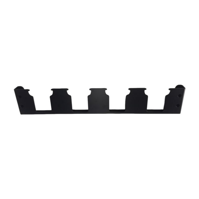 Soporte de batería para muelle de carga, accesorio para herramientas eléctricas, alta resistencia, fácil instalación, organizador de 4 ranuras para Negro