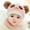 Pink, variant on Baby Toddler Winter Warm Cute Beanie Hat and Scarf Sets Panda Plush Cap for Boys Girls Kids Gift