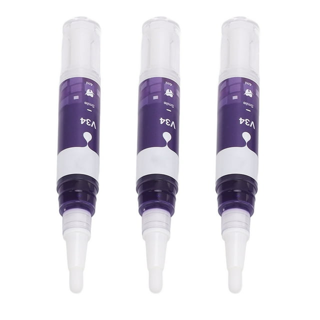 Pluma Blanqueadora de Dientos, Extracció de Manchas 4 ml x 3 gel de gel de dientes Profesionales para el HOGAR PARA EL HOGAR