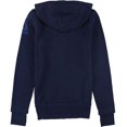 thumbnail image 2 of Reebok Womens US Full-Zip Fleece Hoodie Sweatshirt, Blue, X-Small, 2 of 2