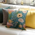 thumbnail image 3 of SHANXI Throw Pillow Covers Home Decor Pink Cute Flower Pillow Cases Decorative 22x22in, 3 of 5