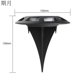 thumbnail image 3 of Paquete de 4 luces solares de suelo IP65 impermeables para paisaje, 16 LED, para decoración de patio, camino, jardín (luz blanca), 3 of 5