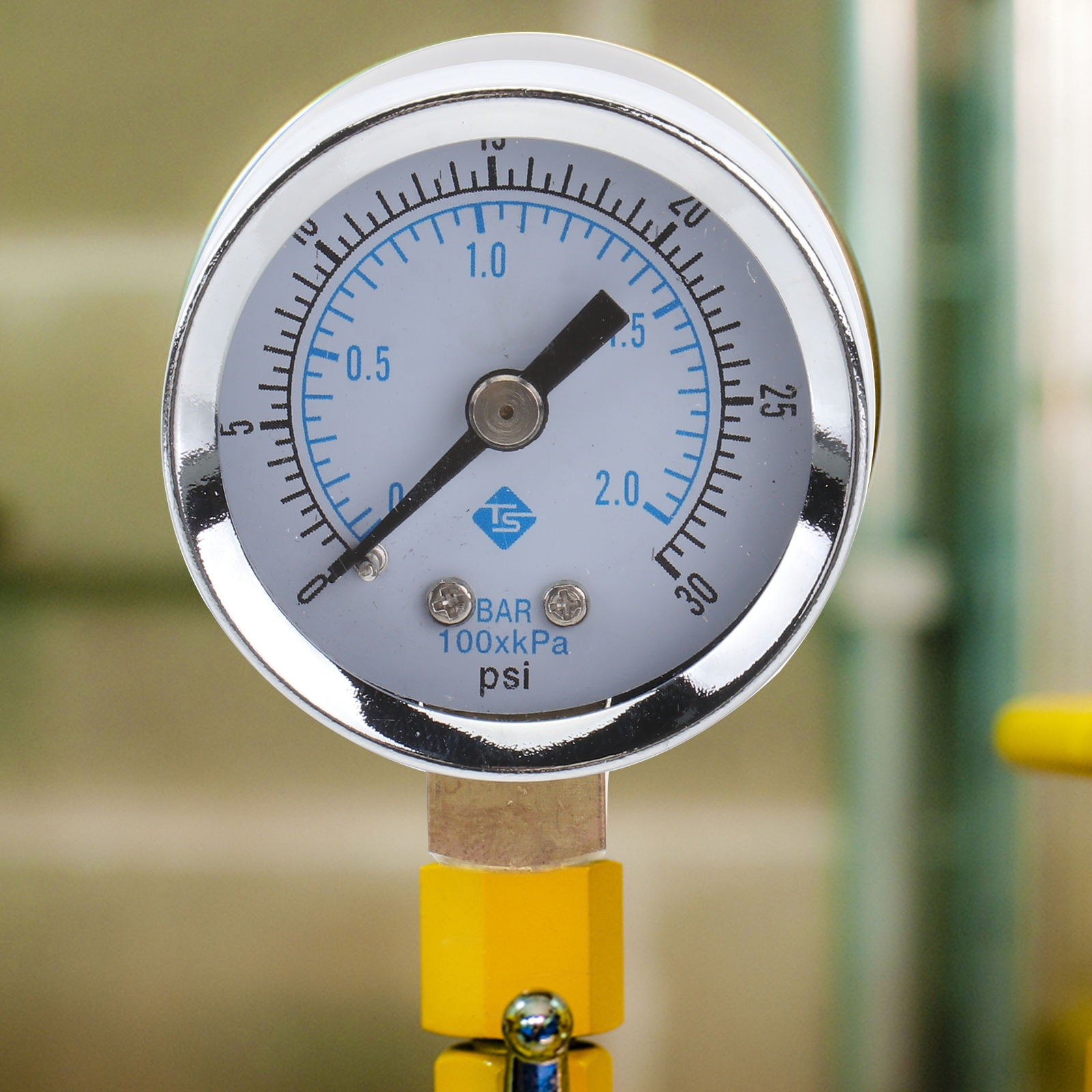 HOOWIFFY Portable Vacuum Gauge for Air Compressor Multi-Material Use Accurate Measuring Tool