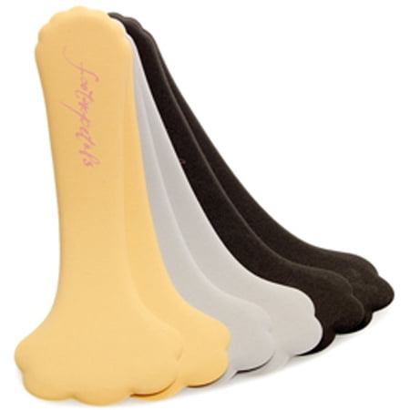 Foot Petals Killer Kushionz Triple Pack-Blk/Silver/Buttercup