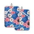 thumbnail image 7 of Yayeee Pot Holders Kitchen Heat Resistant with Pocket 7"x9.8" Cotton Oven Cooking Hot Pads, Pink Flowers Pattern, 7 of 7