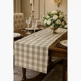 thumbnail image 2 of Fennco Styles Classic Gingham Check Pattern Table Cover for Everyday Use, Country Theme Party, Banquets and Home DÃ©cor, 2 of 4