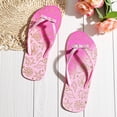 thumbnail image 5 of Girls Flip Flop Sandals - Little/Big Kids Animal Fruit Print, Easy-On Slide Thong Summer Beach Water Shoes, 5 of 6