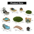 thumbnail image 2 of Deago 10 Pcs Fairy Garden Accessories Outdoor Miniature Garden Decorations Fairy Garden Supplies for Garden Patio Micro Landscape Yard Bonsai Decoration, 2 of 9