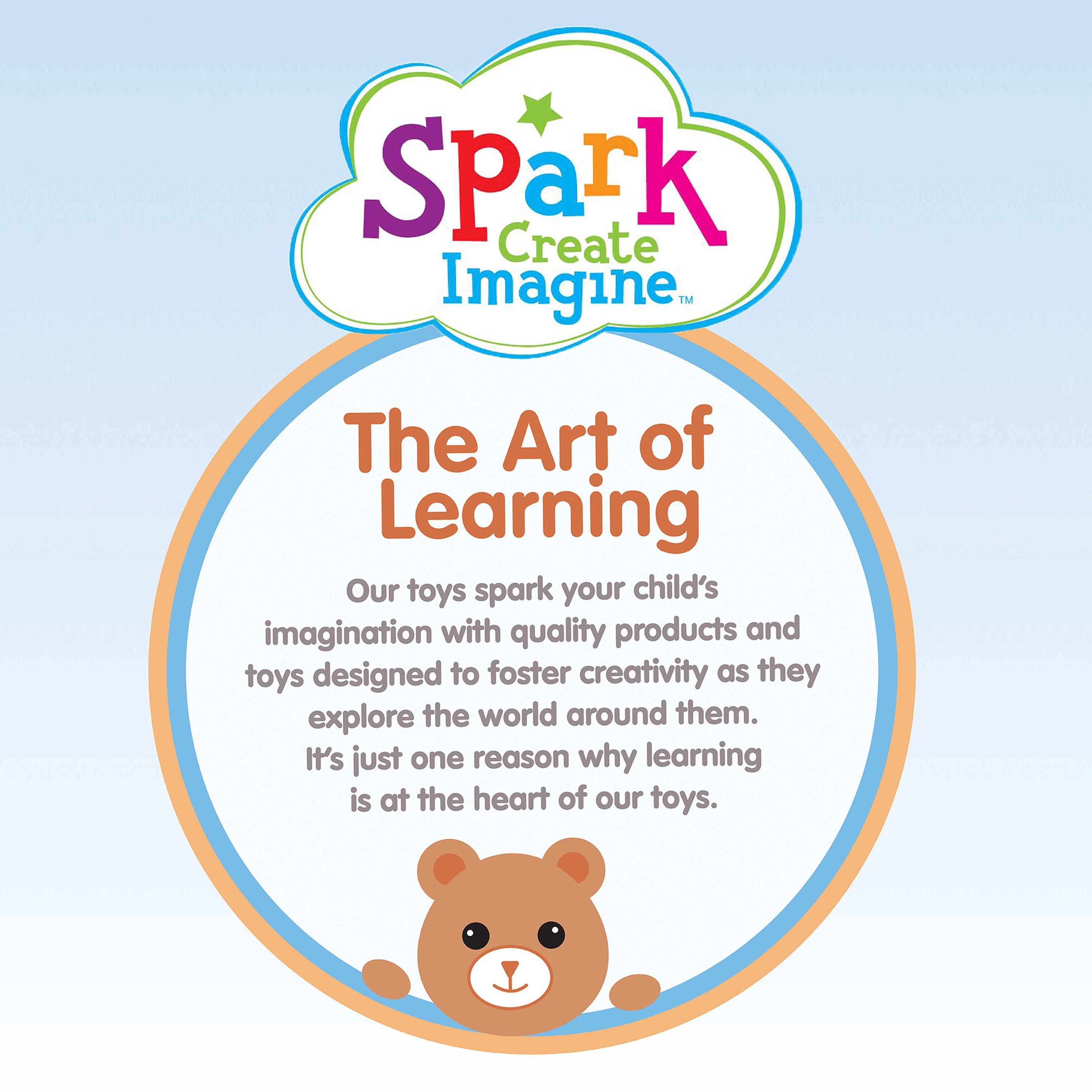 Spark Create Imagine Plush Duck, Yellow