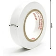 thumbnail image 4 of Viaky 6 Pack Electrical Tape 0.6" x 50' Industrial Duct Tape Rolls, Rated to 176 Degrees & 600 Volts, Vinyl Insulating Sticky Backing, Perfect for Electric Wiring Projects (6 White), 4 of 6