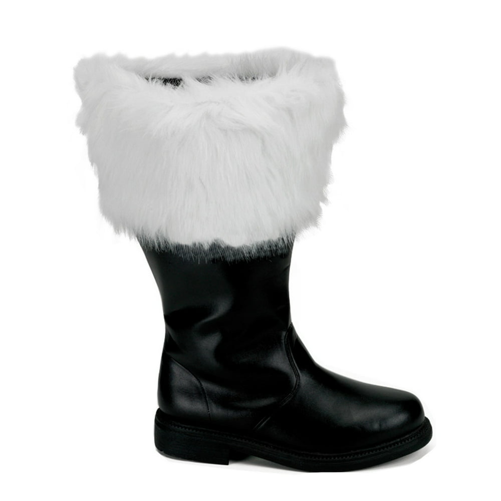 Funtasma Do Not Amz - Mens Wide Width Black Santa Claus Boots White ...