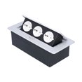 thumbnail image 4 of Accesorios de fuente de alimentación, tomacorriente de piso, enchufe emergente de escritorio integrado, Kit de caja de cubierta de toma de corriente de piso, innovación moderna, 4 of 12