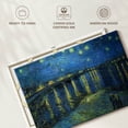 thumbnail image 6 of Elephant Stock The Starry Night Over The Rhone Wall Art - Horizontal Canvas Wall Art - Living Room Wall Decor - Nature Canvas - Gray And Blue Decor By Vincent Van Gogh - 45" x 30", 6 of 8