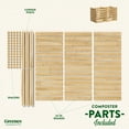 thumbnail image 6 of Greenes Fence Outdoor Cedar Wood Composter 24" x 48" x 31", 154.60 gal, 6 of 8