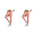 thumbnail image 3 of Jumpingount Mujeres Butt Leggings Tie Dye Pantalones largos sin costuras Push Up Hip Lift Pantalones de chándal de cintura alta Medias para correr Type6 NO6, 3 of 6