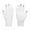 White, variant on Breathable Conductive Fiber Touch Display Gloves For Rhythm Game Outdoor Ready Nylon Fabric Fit All Ergonomic Design 2x