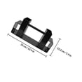 SWETRACE Compact Fireplace Log Holder, Iron Wood Rack for Porch, Fire ...