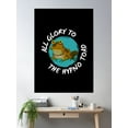 thumbnail image 2 of All Glory To The Hypno Toad! Poster Wall Art, Modern Wall Decor For Living Room Bedroom, 8x12 UNFRAMED, 2 of 3