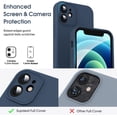 thumbnail image 2 of BDKWID-Liquid Silicone Case for iPhone 11 Pro - [Camera All-Round Protection] [Soft Microfiber Lining Anti-Scratch] 4 Layer Full Covered Shockproof Gel Rubber Phone Case Cover, 5.8", Green, 2 of 4
