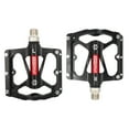 thumbnail image 2 of upanbike Mountain Bike Pedals Aluminum MTB Flat Pedals, Black, 2 of 6