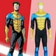 thumbnail image 1 of Disfraz de Cosplay de Invencible Invincible Traje de Fiesta de Cosplay Azul y Amarillo Traje de Héroe Clásico Regalos de Cosplay de Anime de Cosplay para Fiestas y Disfraces (Adultos:S, Amarillo), 1 of 9