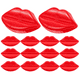 thumbnail image 1 of 100 Uds. Botones de muñeca de costura DIY botones de plástico forma de labio botones de plástico accesorio para el hogar, 1 of 7
