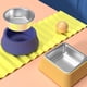thumbnail image 5 of Cuenco de comida de acero inoxidable desmontable antivuelco para mascotas con columna romana, 5 of 5