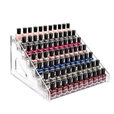 Nail Polish Organizer Acrylic Display Rack for Nail Polish Holder  Holder Clear Eyeglasses Display Case Makeup Organizer Sunglasses Organizer