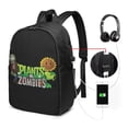 thumbnail image 1 of Mochila de viaje para portátil de Plantas vs. Zombies, mochila de negocios, delgada, duradera y con puerto de carga USB, ideal para la universidad y la escuela, para hombres y mujeres., 1 of 5