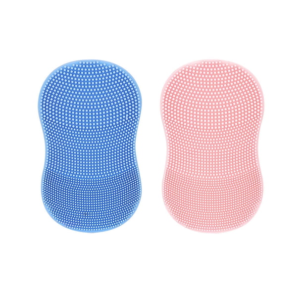 Cepillos de limpieza facial de silicona supersuave (2024), nuevos cepillos limpiadores y masajeadores faciales, cepillos de lavado facial manuales para exfoliar puntos negros y limpieza profunda.